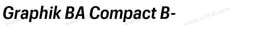 Graphik BA Compact B字体转换